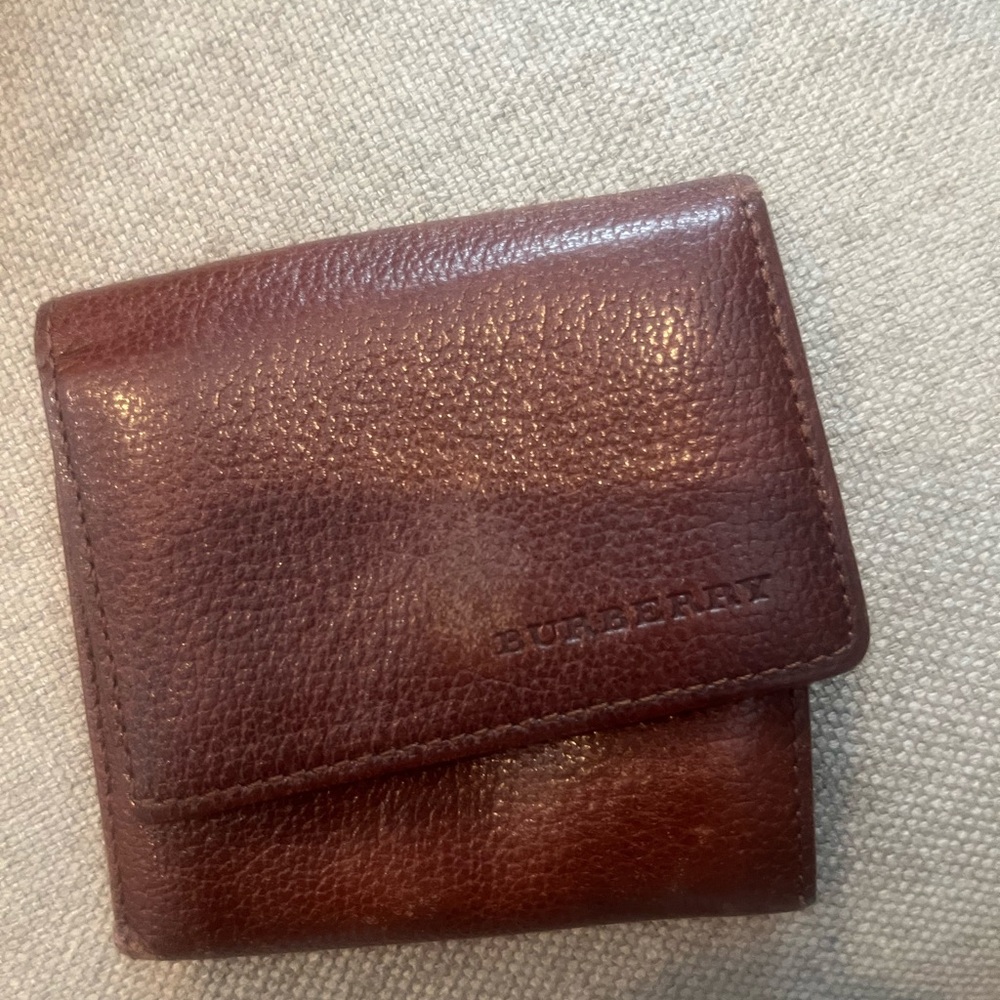 Burberry Brown Leather Wallet